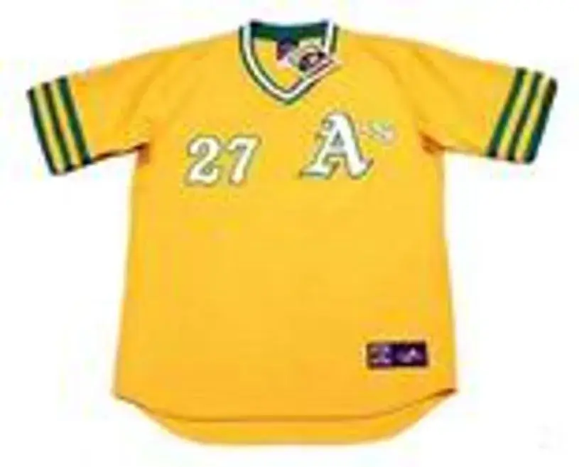 JIM “CATFISH” HUNTER Oakland Athletics 1972 Majestic Cooperstown Baseball Jersey 