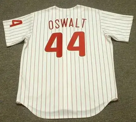 ROY OSWALT Philadelphia Phillies 2010 Majestic Throwback Home Baseball Jersey 