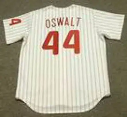 ROY OSWALT Philadelphia Phillies 2010 Majestic Throwback Home Baseball Jersey 