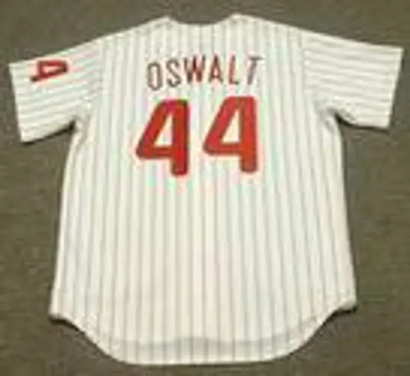 ROY OSWALT Philadelphia Phillies 2010 Majestic Throwback Home Baseball Jersey 