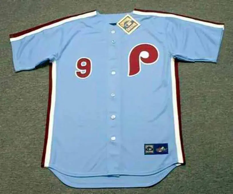 VON HAYES Philadelphia Phillies 1986 Away Majestic Throwback Baseball Jersey