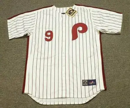 VON HAYES Philadelphia Phillies 1986 Home Majestic Throwback Baseball Jersey