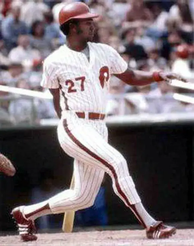 WILLIE MONTANEZ Philadelphia Phillies 1974 Home Throwback Baseball Jersey 