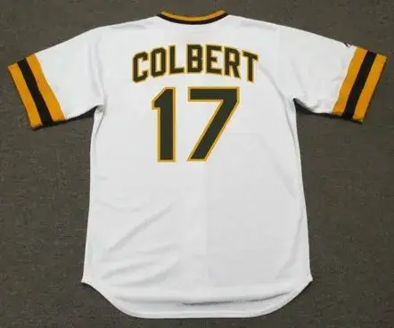 NATE COLBERT San Diego Padres 1974 Majestic Cooperstown Home Baseball Jersey 