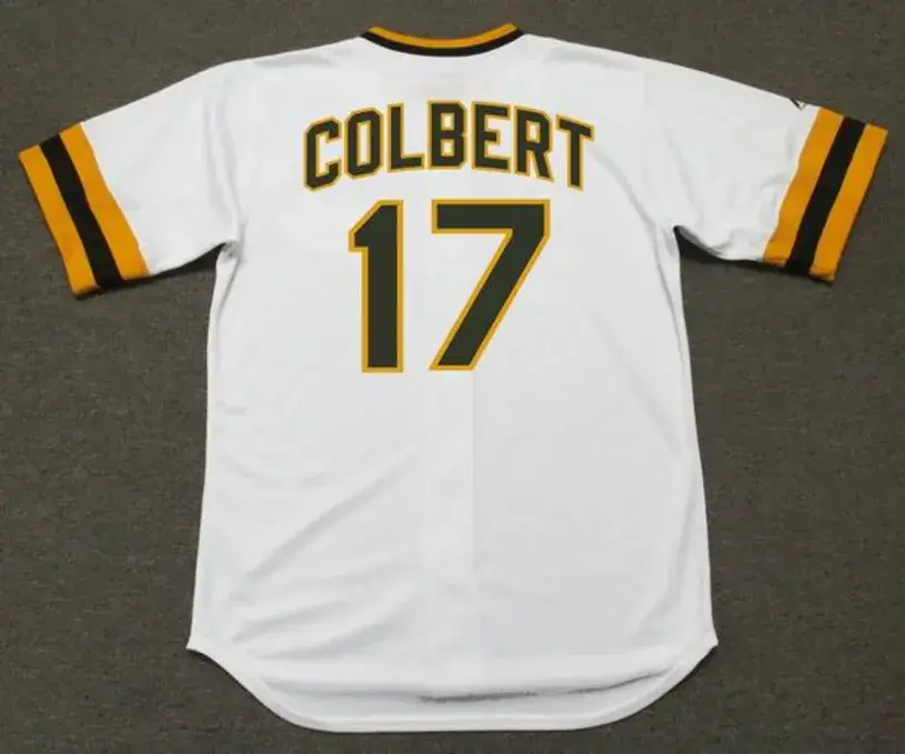 NATE COLBERT San Diego Padres 1974 Majestic Cooperstown Home Baseball Jersey 