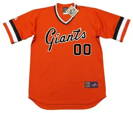 SAN FRANCISCO GIANTS 1980’s Majestic Throwback Jersey Customized “Any Name & Number(s)”