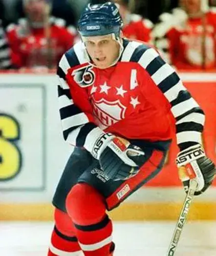 BRETT HULL 1992 Campbell “All Star” CCM Throwback NHL Hockey Jersey 