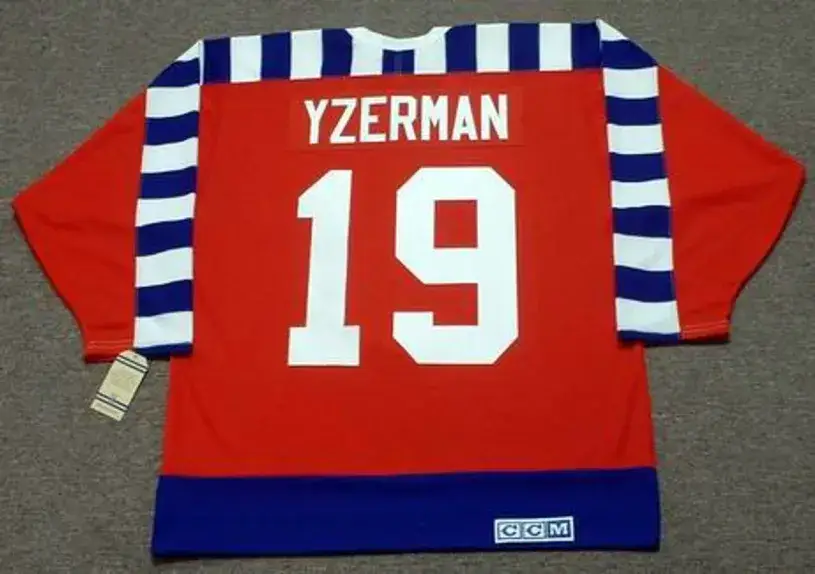 STEVE YZERMAN 1992 Campbell “All Star” CCM Vintage NHL Jersey 