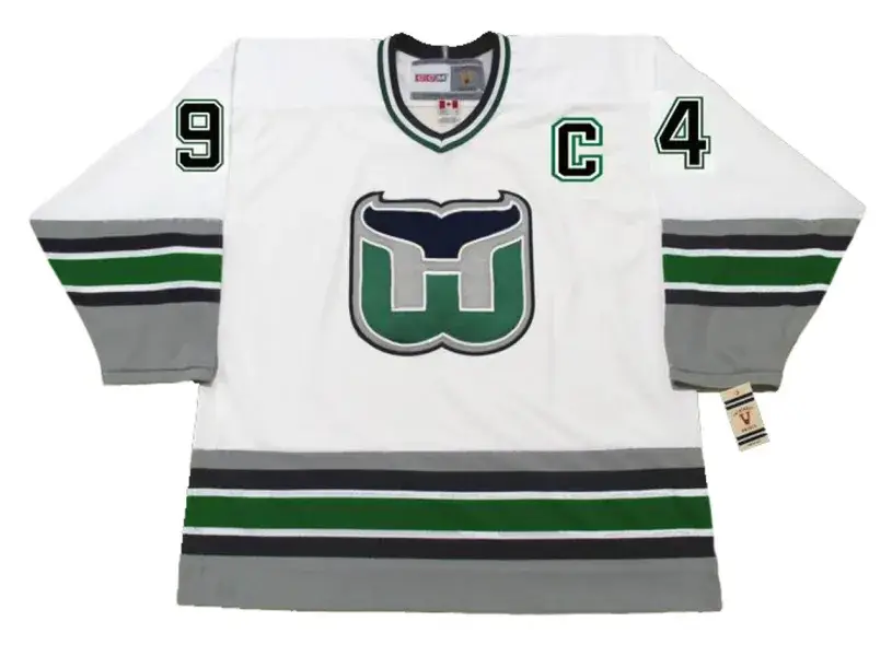 BRENDAN SHANAHAN Hartford Whalers 1995 Home CCM Vintage NHL Hockey Jersey