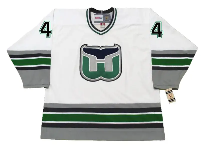 CHRIS PRONGER Hartford Whalers 1993 Home CCM Vintage NHL Hockey Jersey