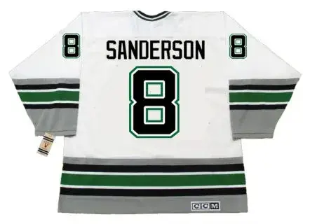 GEOFF SANDERSON Hartford Whalers 1993 Home CCM Vintage NHL Hockey Jersey 