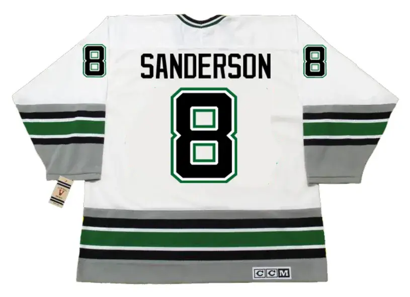 GEOFF SANDERSON Hartford Whalers 1993 Home CCM Vintage NHL Hockey Jersey 