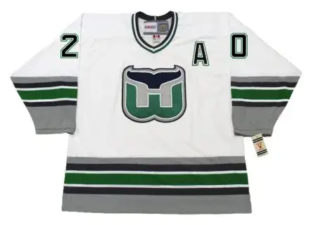 GLEN WESLEY Hartford Whalers 1995 Home CCM Vintage NHL Hockey Jersey