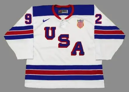 LOGAN COOLEY 2022 USA Nike Throwback Hockey Jersey