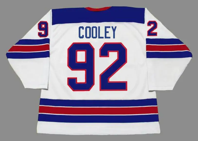 LOGAN COOLEY 2022 USA Nike Throwback Hockey Jersey 