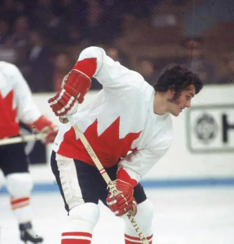 GILBERT PERREAULT Team Canada 1972 CCM Throwback Hockey Jersey 