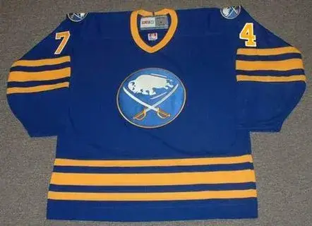 TARO TSUJIMOTO Buffalo Sabres 1970’s CCM Vintage Throwback Away NHL Hockey Jersey