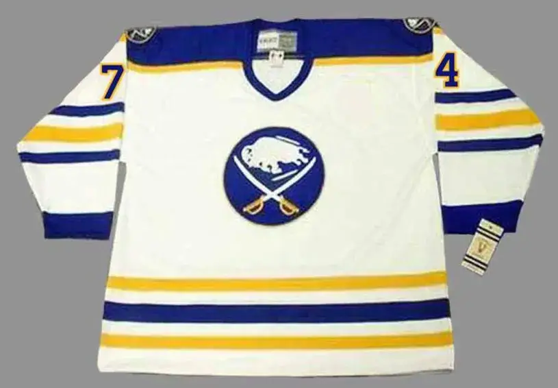 TARO TSUJIMOTO Buffalo Sabres 1970’s CCM Vintage Throwback Home NHL Hockey Jersey