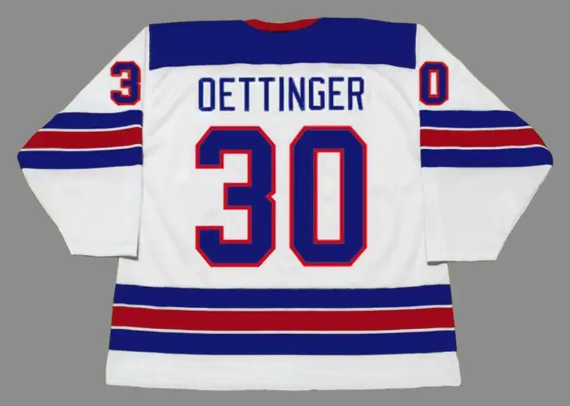 JAKE OETTINGER 2018 USA Nike Throwback Hockey Jersey 