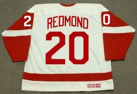 MICKEY REDMOND Detroit Red Wings 1972 Home CCM Vintage NHL Hockey Jersey 