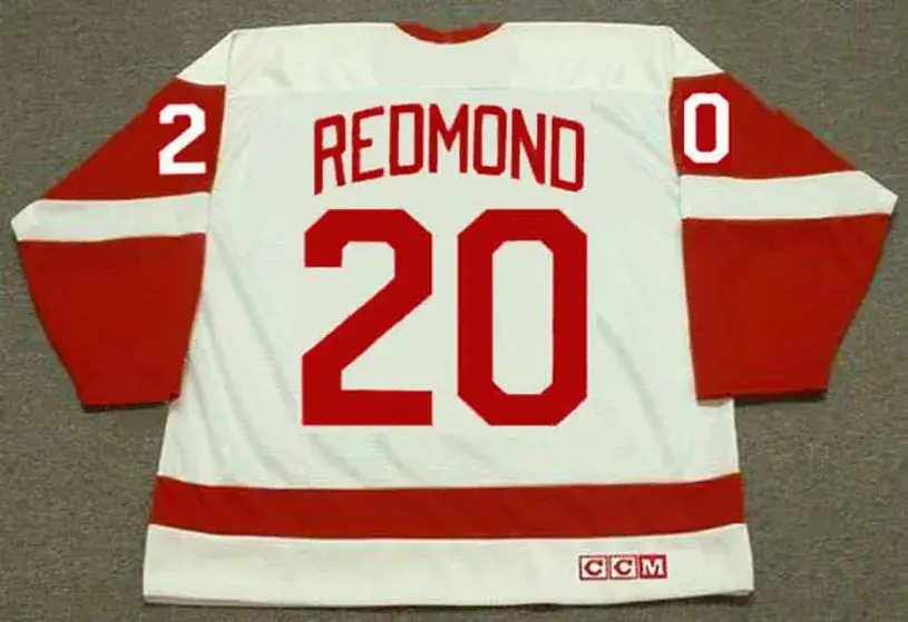 MICKEY REDMOND Detroit Red Wings 1972 Home CCM Vintage NHL Hockey Jersey 