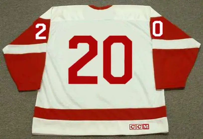 MICKEY REDMOND Detroit Red Wings 1972 Home CCM Vintage NHL Hockey Jersey 
