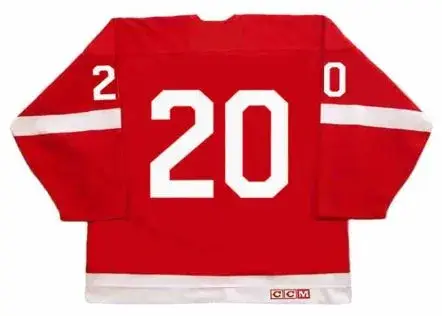 MICKEY REDMOND Detroit Red Wings 1972 Away CCM Vintage NHL Hockey Jersey 