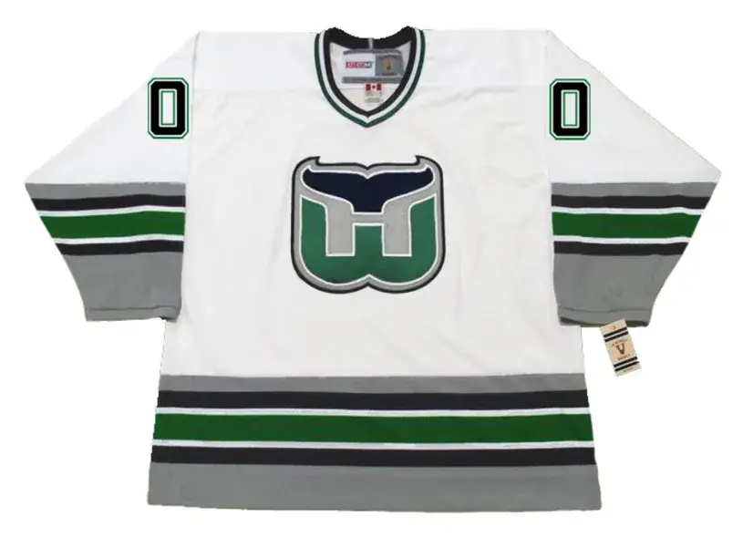 HARTFORD WHALERS 1990’s Home CCM Vintage Hockey Jersey Customized “Any Name & Number(s)”