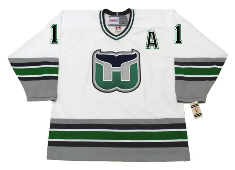 JOHN CULLEN Hartford Whalers 1992 Home CCM Vintage NHL Hockey Jersey