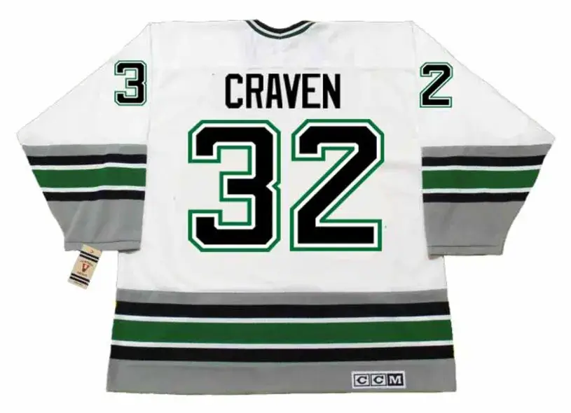 MURRAY CRAVEN Hartford Whalers 1992 Home CCM Vintage NHL Hockey Jersey 