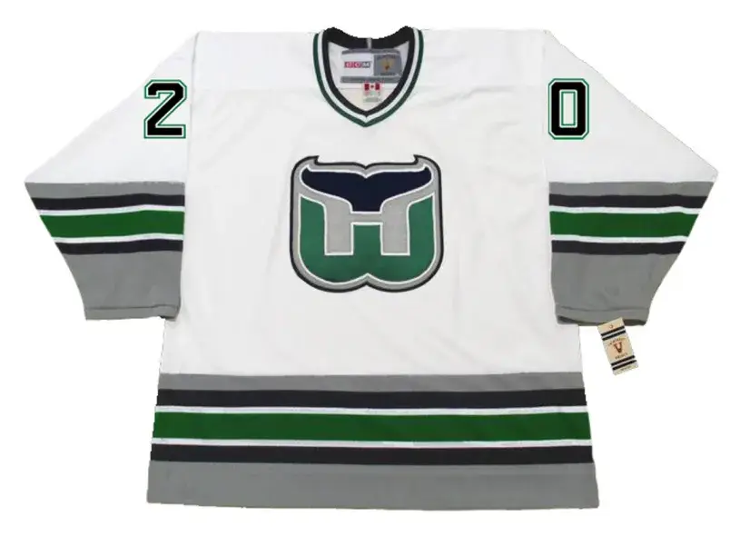 NICK KYPREOS Hartford Whalers 1992 Home CCM Vintage NHL Hockey Jersey
