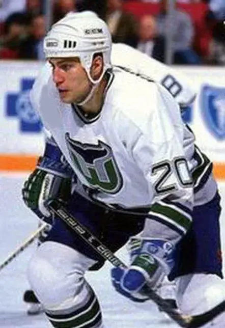 NICK KYPREOS Hartford Whalers 1992 Home CCM Vintage NHL Hockey Jersey 