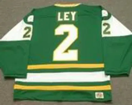RICK LEY New England Whalers 1978 WHA Throwback Hockey Jersey 