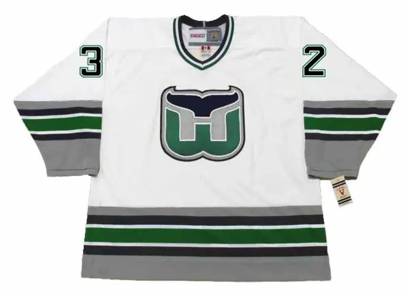 STU GRIMSON Hartford Whalers 1996 Home CCM Vintage NHL Hockey Jersey