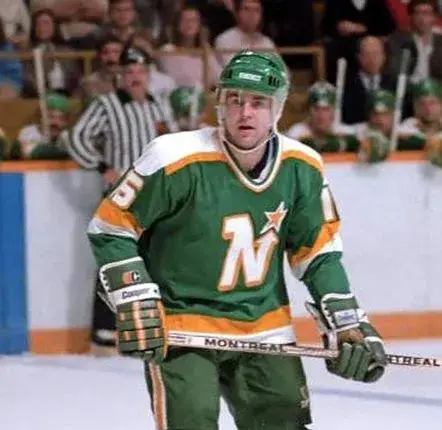 KENT NILSSON Minnesota North Stars 1985 CCM Vintage Throwback NHL Jersey 