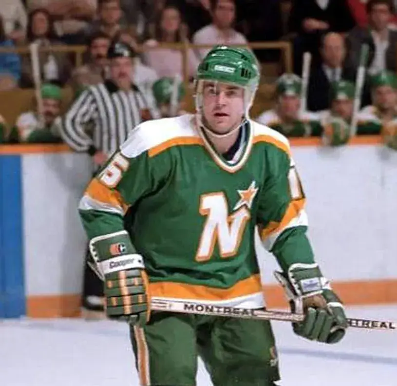 KENT NILSSON Minnesota North Stars 1985 CCM Vintage Throwback NHL Jersey 