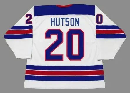 LANE HUTSON 2022 USA Nike Throwback Hockey Jersey 
