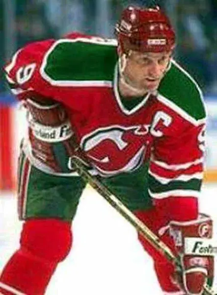 KIRK MULLER New Jersey Devils 1988 CCM Throwback NHL Hockey Jersey 