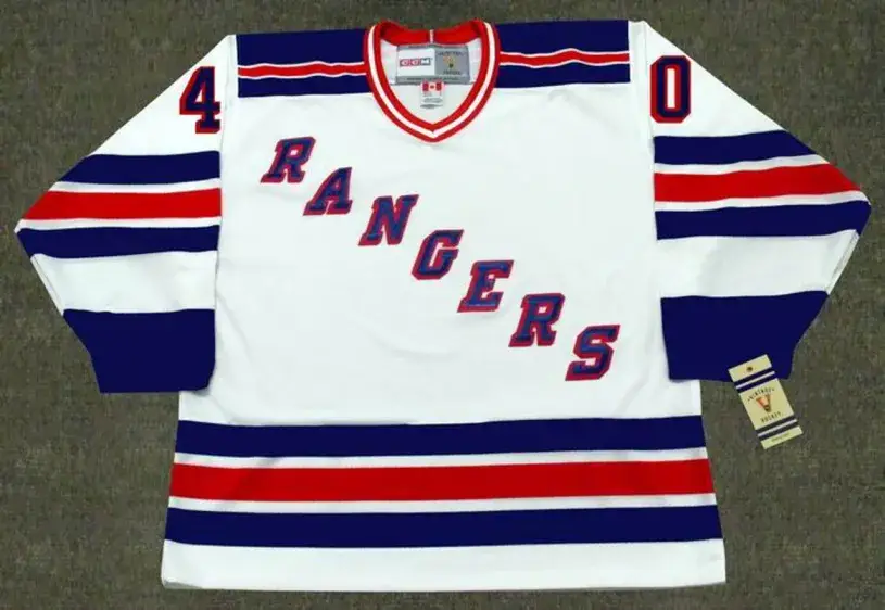 MARK PAVELICH New York Rangers 1982 CCM Vintage Home NHL Hockey Jersey
