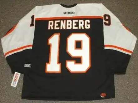 MIKAEL RENBERG Philadelphia Flyers 1999 CCM Throwback NHL Hockey Jersey 