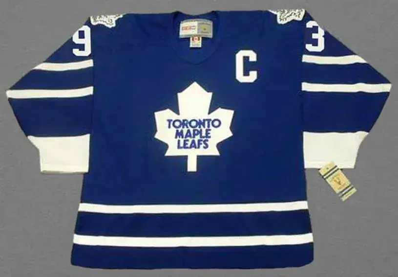 DOUG GILMOUR Toronto Maple Leafs 1995 Away CCM Throwback NHL Hockey Jersey