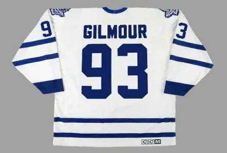 DOUG GILMOUR Toronto Maple Leafs 1995 Home CCM Throwback NHL Hockey Jersey 