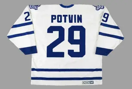 FELIX POTVIN Toronto Maple Leafs 1993 Home CCM Throwback NHL Hockey Jersey 