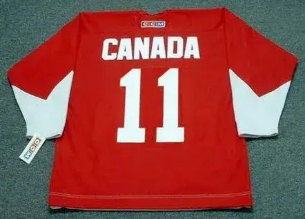 VIC HADFIELD Team Canada 1972 CCM Throwback Hockey Jersey 