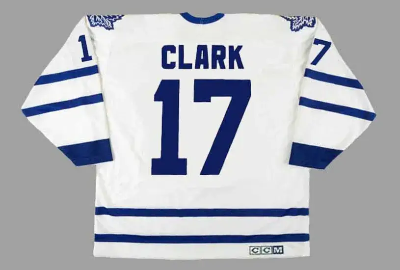 WENDEL CLARK Toronto Maple Leafs 1993 Home CCM Vintage Throwback NHL Jersey 