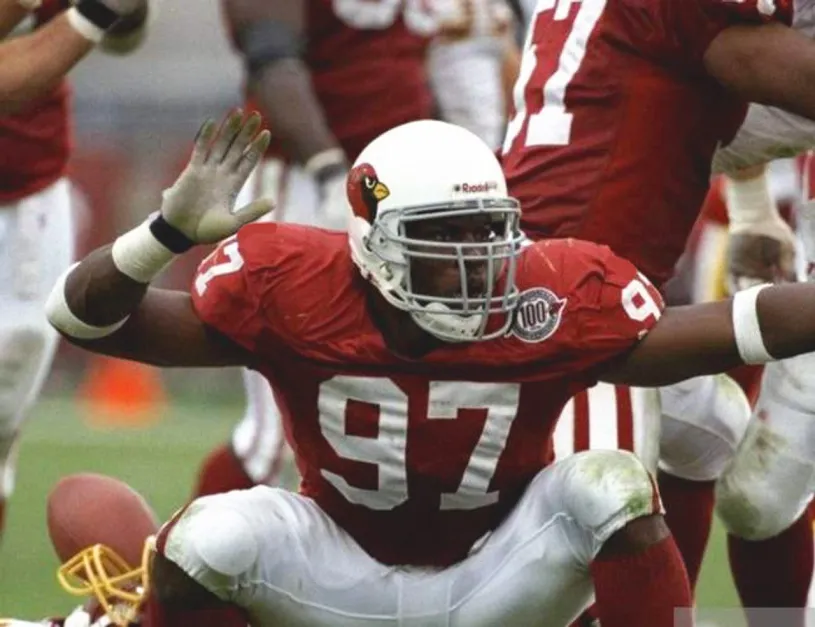 SIMEON RICE Arizona Cardinals 1998 Throwback NFL Football Jersey 