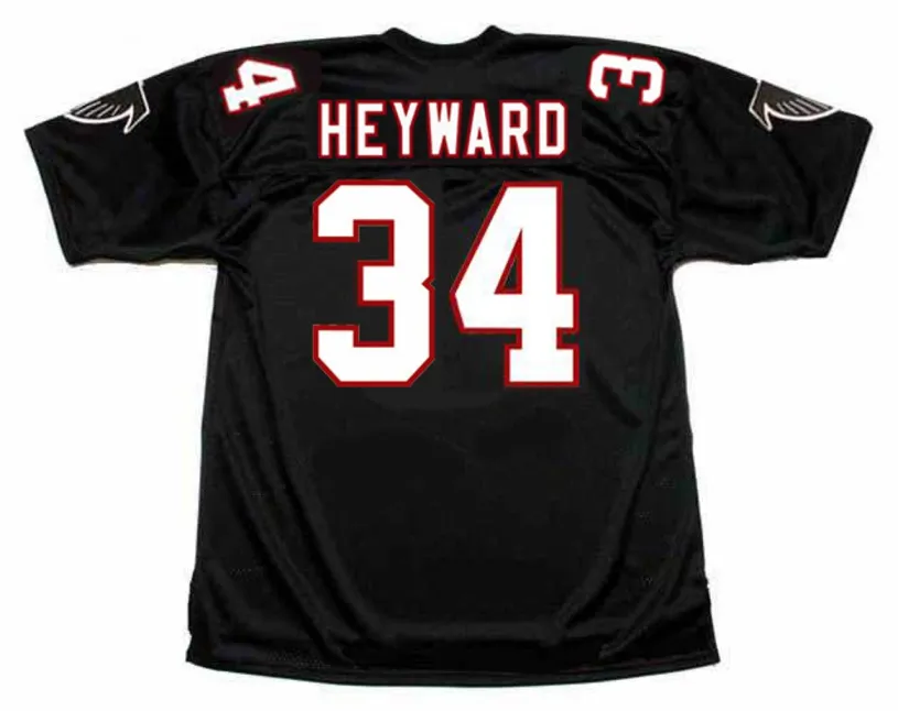 CRAIG HEYWARD Atlanta Falcons 1994 Home Throwback NFL Football Jersey 