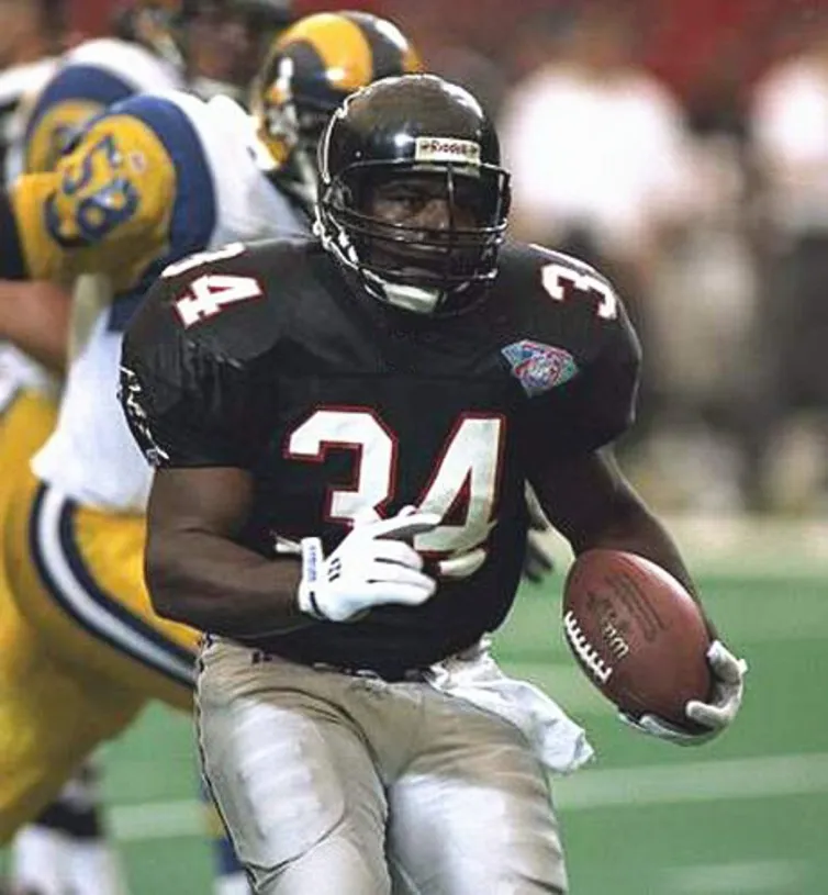 CRAIG HEYWARD Atlanta Falcons 1994 Home Throwback NFL Football Jersey 