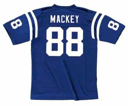 JOHN MACKEY Baltimore Colts 1970 Throwback Home NFL Football Jersey 
