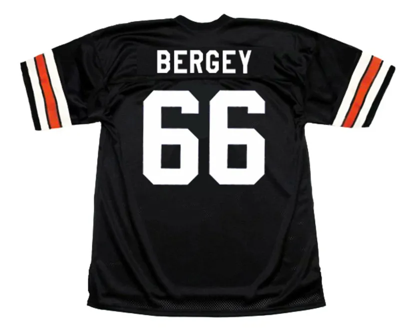 BILL BERGEY Cincinnati Bengals 1971 Throwback NFL Football Jersey 